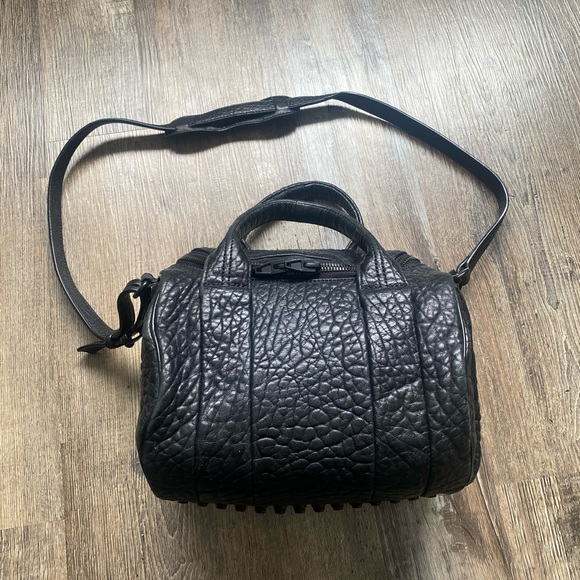 Alexander Wang Rockie Bag Matte Black Pebbled - Picture 3 of 14